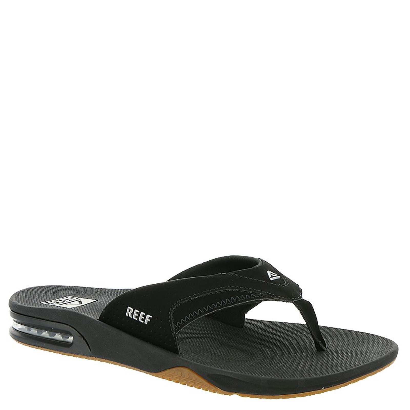 REEF Fanning - Mens 8 Black Sandal Medium