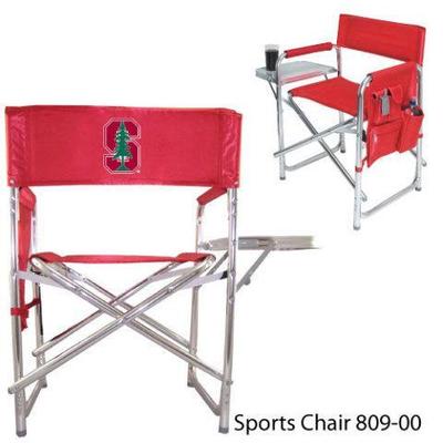 Picnic Time Stanford Cardinal "Sports Chair" with Pockets Print Logo
