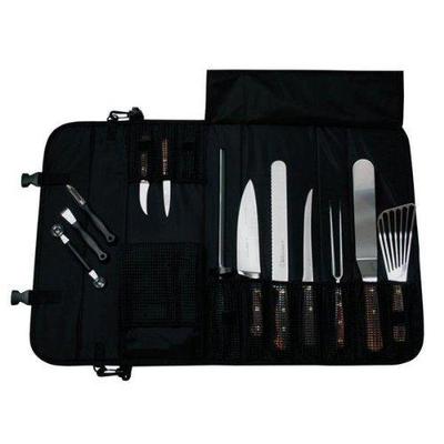 Dexter Russell CC6 Black Nylon 35-Pocket Cutlery Case