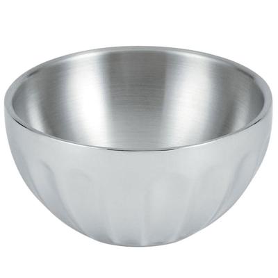 Vollrath 47685 Fluted Double Wall Round 0.75 Qt. Serving Bowl