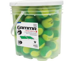 Gamma Sports Quick Kids 78 Soft Full Court Bucket of 48: Gamma Tennis Balls CGQ3B10