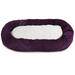 Majestic Pet Products Villa Sherpa Bolster Metal in Indigo | 7 H x 23 W x 32 D in | Wayfair 78899554261