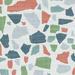 Duralee Whimsy Garden Abstractions Fabric in Red/Gray/Blue | 54 W in | Wayfair 345953