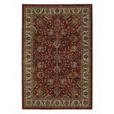 Brown Rectangle 5'3" x 7'10" Area Rug - Mayberry Rug Finley Oriental Area Rug 63.0 x 0.4 in/redPolyester | Wayfair FL91051/C 5X8