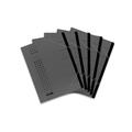 ELBA Chic A4 Folder Cardboard 7 Compartments Anthracite Pack of 5