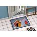 Caroline's Treasures Rochelle Dog House Airedale Non-Slip Outdoor Door Mat Rubber | 18 W x 27 D in | Wayfair BB2795MAT