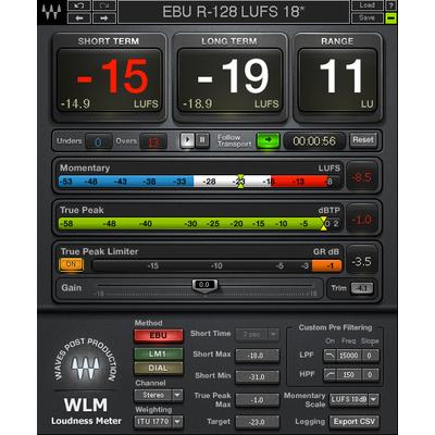 Waves WLM Plus Loudness Meter