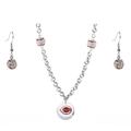 Cincinnati Reds Crystals from Swarovski Baseball Necklace & Earrings