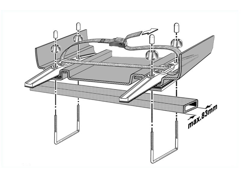 KAMEI Montagesatz für Komfort-Schiebebefestigungen Universal 05269710 Image
