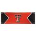 Red Texas Tech Raiders 2' x 6' Vinyl Logo Horizontal Banner