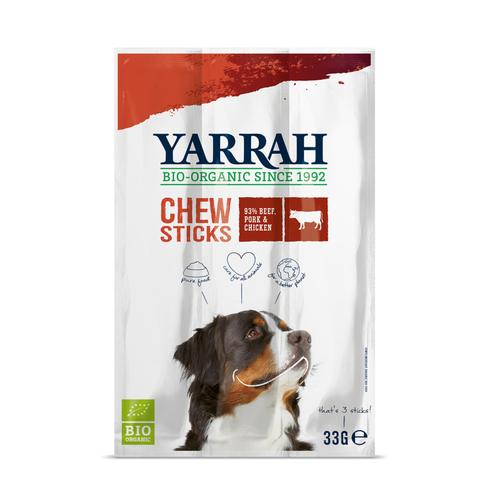 Mixpaket: 750 g Keks + 6 x 33 g Kausticks Yarrah Bio Hundesnacks testen