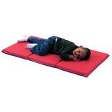 Children's Factory Folding Nap Mat Vinyl in Blue | 2 H x 48 W x 24 D in | Wayfair CF400-503RB