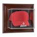 Houston Astros Brown Framed Wall-Mounted Logo Cap Case