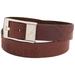 Men's Brown Atlanta Braves Brandish Leather Belt