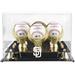 San Diego Padres Golden Classic Three Baseball Logo Display Case