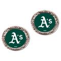 Women's WinCraft Oakland Athletics Round Post Earrings