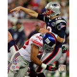 Michael Strahan 2007 Super Bowl XLII Action Photo Print