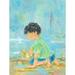 Oopsy Daisy Summertime Boy Canvas Art Canvas in Blue/Brown/Green | 24 H x 18 W x 1.5 D in | Wayfair NB49161