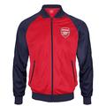 Arsenal FC Official Football Gift Mens Retro Track Top Jacket Red Medium