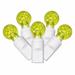 The Twillery Co.® Single Mold G12 Berry LED Christmas Light Set 34' White Wire in Green | 1.5 H x 396 W x 1.25 D in | Wayfair HLDY3721 32575712