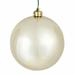 The Holiday Aisle® Holiday Décor Ball Ornament Plastic in Brown | 2.4 H x 2.4 W x 2.4 D in | Wayfair HLDY3639 32575597