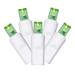 The Holiday Aisle® LED Single Mold Wide Angle Icicle Christmas light Set Blend in Green | 8 H x 0.5 W x 108 D in | Wayfair HLDY3850 32575926