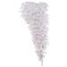 The Holiday Aisle® 6' White Upside Down Christmas Tree, Half Tree | Wayfair HLDY3643 32575616