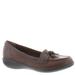 Clarks Ashland Bubble Loafer - Womens 12 Brown Slip On W