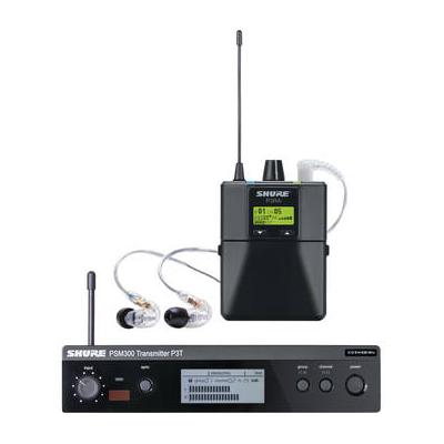 Shure PSM 300 Stereo Personal Monitor System with IEM (J13: 566-590 MHz) P3TRA215CL-J13