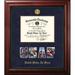 Patriot Frames Air Force Discharge Executive Picture Frame 18.75 H x 16.5 W x 1.5 D in blue/brownWood in Gold/Mahogany | 8.5" x 11" | Wayfair