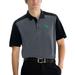 Men's Anthracite North Texas Mean Green Vansport Two-Tone Polo