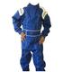 Kids/Children New Karting/Race Overall/Suits Polycoton Indoor & Outdoor (Blue, 122-128)