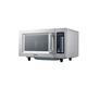 Quattro 1000w Commerical Microwave Oven Flatbed 25 litre Stainless Steel - Commercial Kitchen, Catering Equipment