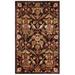 White 36 x 0.63 in Area Rug - Charlton Home® Dunbar Oriental Hand-Tufted Wool Dark Plum/Gold Area Rug Wool | 36 W x 0.63 D in | Wayfair