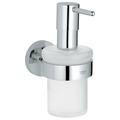 GROHE Essentials Soap Dispenser Metal in Gray/White | 6 H x 4.9375 W x 4.9375 D in | Wayfair 40448001