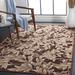 Brown 96 x 0.25 in Area Rug - Winston Porter Gordon Floral Light Area Rug Viscose | 96 W x 0.25 D in | Wayfair CHLH6160 32887943