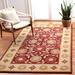 White 108 x 72 x 0.63 in Area Rug - Charlton Home® Cranmore Oriental Handmade Tufted Wool Red/Beige Area Rug Wool | 108 H x 72 W x 0.63 D in | Wayfair