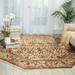 Brown/Red 93 x 0.5 in Area Rug - Astoria Grand Bayhills Oriental Ivory/Rust Area Rug Polyester | 93 W x 0.5 D in | Wayfair ASTG4096 33061117