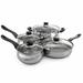 Oster Rametto 8 Piece Stainless Steel Cookware Set Stainless Steel in Gray | Wayfair 95081980M