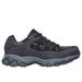 Skechers Men's Work Relaxed Fit: Cankton ST Sneaker | Size 14.0 Wide | Black/Charcoal | Leather/Synthetic/Textile