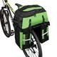 PELLOR 70L Waterproof 3 in 1 MTB Bike Rear Bicycle Pannier Bags Bike Rack Bag With Rain Cover (Green)