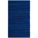 White 36 x 0.25 in Area Rug - Dakota Fields Burkhart Handwoven Flatweave Cotton Blue/Purple/Pink Area Rug Cotton | 36 W x 0.25 D in | Wayfair