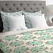 East Urban Home Duvet Cover Microfiber in Green | King | Wayfair EUNH3576 33350404