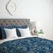 East Urban Home Damask Duvet Cover Microfiber in Blue | King | Wayfair EUNH4892 33363962