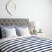 East Urban Home Darieus Stripe Single Duvet Cover Microfiber in White | Twin/Twin XL | Wayfair EUNH4934 33364074