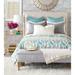 Eastern Accents Eloise Ikat Cotton Comforter Polyester/Polyfill/Cotton in Blue/Gray/White | Daybed Comforter | Wayfair DVD-384T