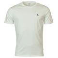 Ralph Lauren - Mens Custom/Standard Fit Small Pony Crew Neck Cotton Jersey T-Shirt *15 Colours Available* White