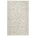 White 36 x 0.25 in Area Rug - Ophelia & Co. Overholt Floral Cream/Gray Area Rug, Polypropylene | 36 W x 0.25 D in | Wayfair LARK8350 33715679