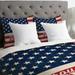 East Urban Home Proud to be an American Flag Lightweight Duvet Cover Microfiber in Blue/Red/White | Twin/Twin XL | Wayfair HACO3281 33664586