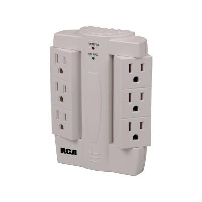 PSWTS6R 6-Outlet Surge Protector Wall Tap